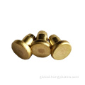 Solid Pure Copper Rivets Solid Blind Rivets Brass Flat Head Metal Pin Supplier